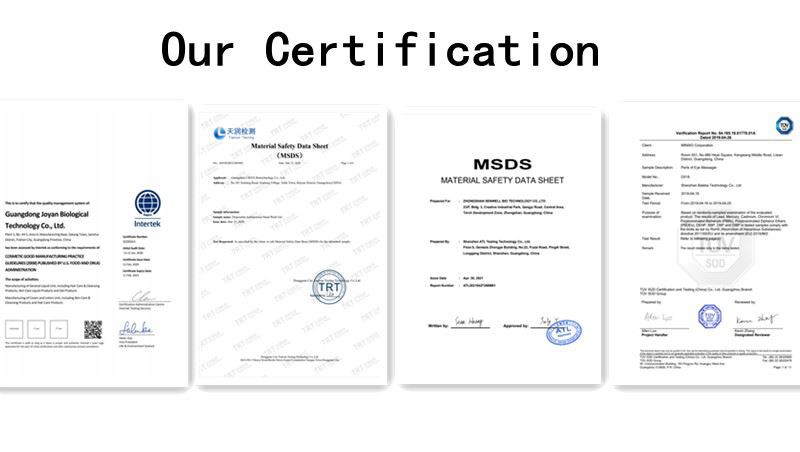 Our Certification Our Certification