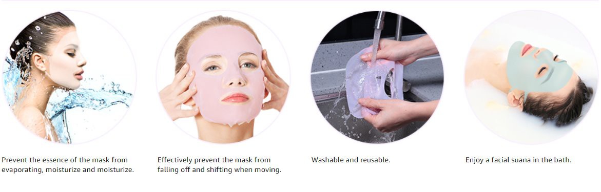 washable silicone sheet mask